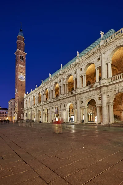 The Basilica Palladiana and Torre Bissara in Piazza dei Signori.