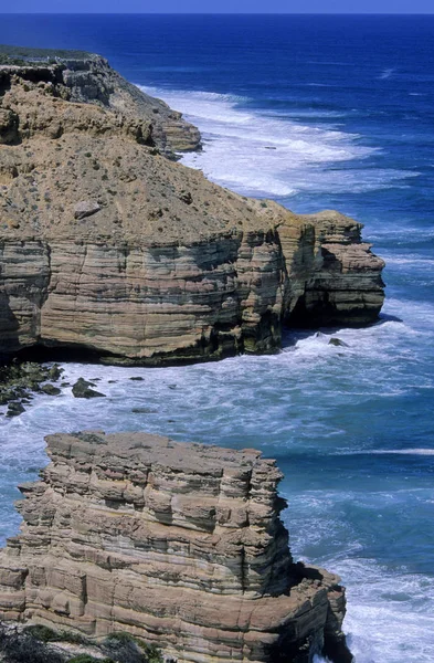 Rough ocean on the coastline of Western Australia
