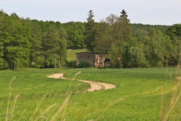 Våren landsbygdens landskap — Stockfoto