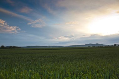 Dramatik günbatımı güzel 