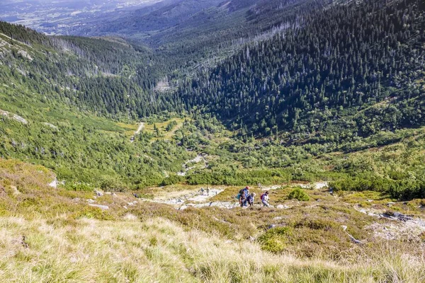 Horské trasy v Krkonoších — Stock fotografie