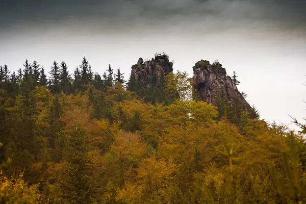 Montañas sokole en Polonia - Sudety — Foto de Stock