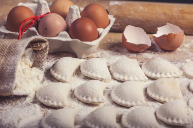 Pierogis - köfte yapma