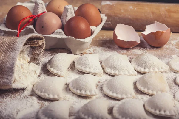 Pierogis - köfte yapma