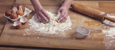 Pierogis - köfte yapma