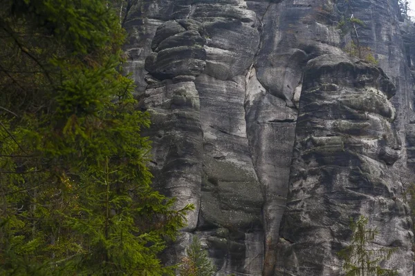 Parco Nazionale della Repubblica Ceca Teplice rocce. Rock Town . — Foto Stock