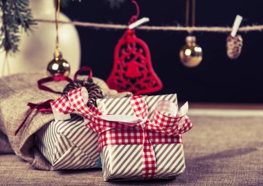 Noel kavramı ile hediye kutuları