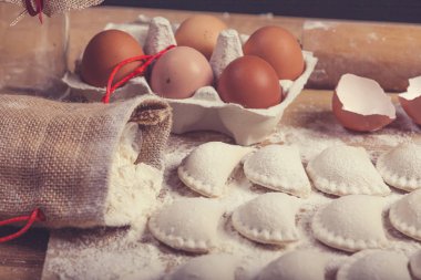 Pierogis - köfte yapma