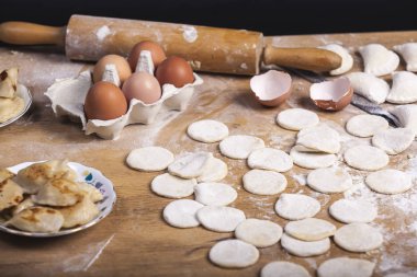 Pierogis - köfte yapma