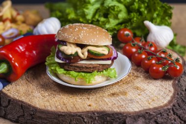  lezzetli burger arka plan