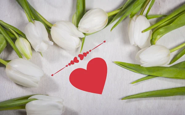 Happy Valentine' dag bakgrund — Stockfoto