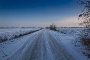 Polonya kışın kış Harikalar Diyarı