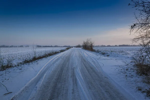 Invierno Wonderland invierno en Polonia —  Fotos de Stock