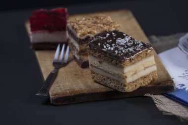 Lezzetli kek yakın çekim