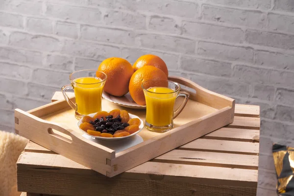 Desayuno saludable con frutas — Foto de Stock