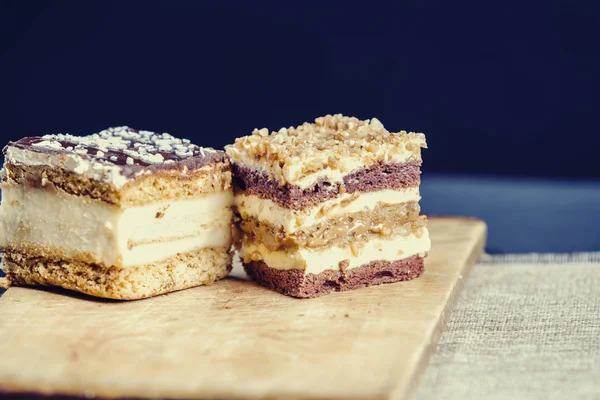 Leckeren Kuchen aus nächster Nähe — Stockfoto