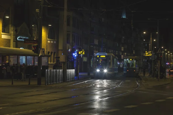 Wroclaw by night, Poland — Stock Photo, Image