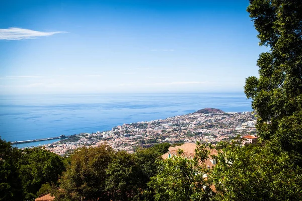 Vista Funchal Isla Madeira Portugal — Foto de Stock