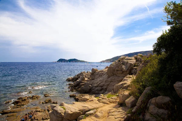 Francouzská Riviéra Saint Tropez Ramatuelle Var Francie — Stock fotografie