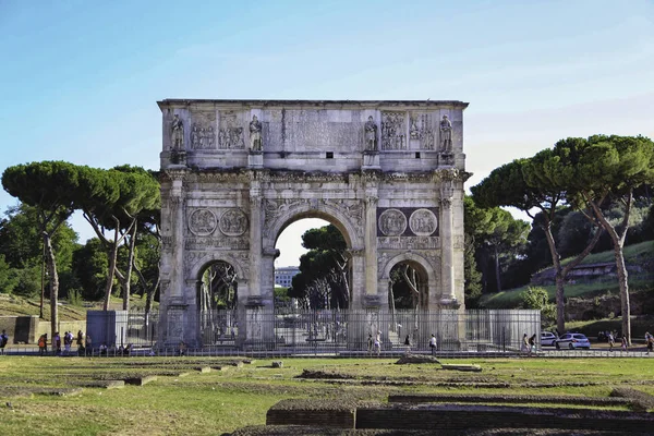 Arch Constantine Rome Lazio Italië — Stockfoto