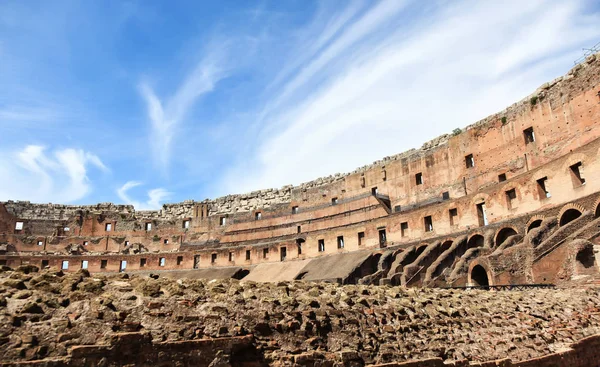 Binnen Het Colosseum Rome Lazio Italië — Stockfoto