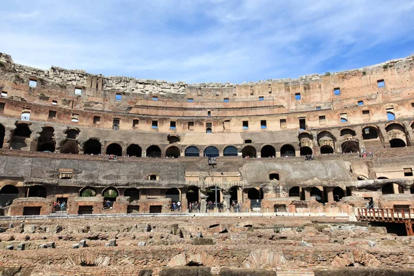 Rome Italië Aout 2015 Binnenkant Van Het Colosseum — Stockfoto