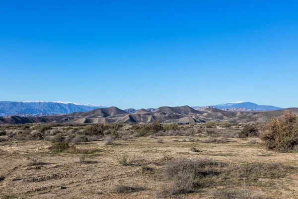 Utsikt Över Öknen Tabernas Almería Provinsen Spanien — Stockfoto