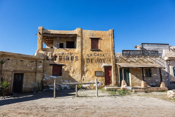 Fort Bravo Texas Hollywood Western Style Theme Park Province Almeria — Stock Photo, Image