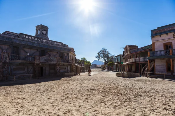 Fort Bravo Texas Hollywood Western Style Theme Park Province Almeria — Stock Photo, Image