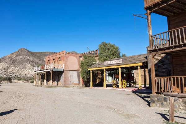 Fort Bravo Texas Hollywood western style theme park in the Province of Almeria, Spain