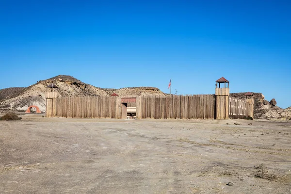 Fort Bravo Texas Hollywood Western Style Theme Park Province Almeria — Stock Photo, Image