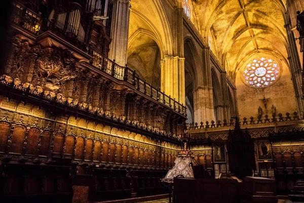 Seville Cathedral Seville Andalusia Spanyol — Stok Foto