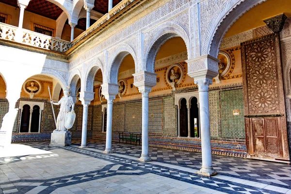 Casa Del Pilatos Seville Andalusia Spain — стокове фото