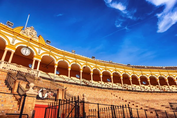 Arenen Der Maestranza Von Sevilla Andalusien Spanien — Stockfoto