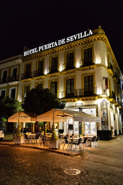 Hotelová Vrata Sevilla Sevilla Andalusie Španělsko — Stock fotografie