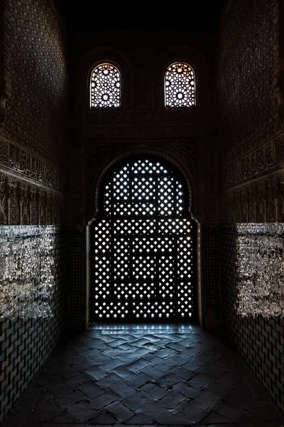 Detalles Del Palacio Alhambra Granada España —  Fotos de Stock