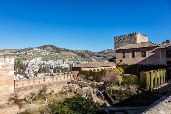スペインのグラナダの歴史的都市の眺め — ストック写真