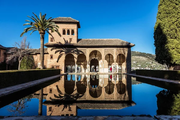스페인 그라나다의 알람브라 궁전에 파르티아 — 스톡 사진