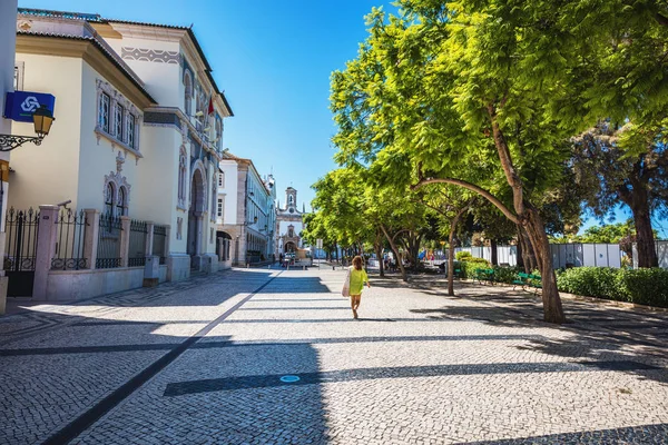 Place Dom Francisco Gomes Cidade Faro Algarve Portugal — Fotografia de Stock