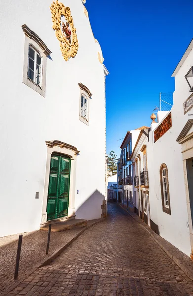 Rua Paralelepípedos Cidade Tavira Algarve Portugal — Fotografia de Stock