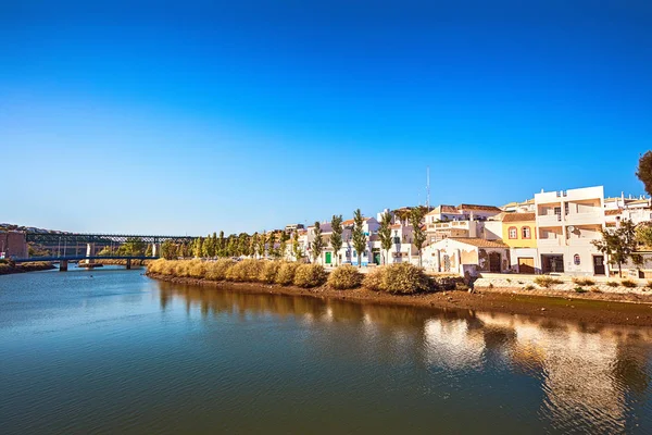 Gilao Borda Rio Tavira Algarve Região Portugal — Fotografia de Stock