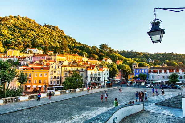 Visa Med Utsikt Över Området Sintra Sintra Lissabon Portugal — Stockfoto