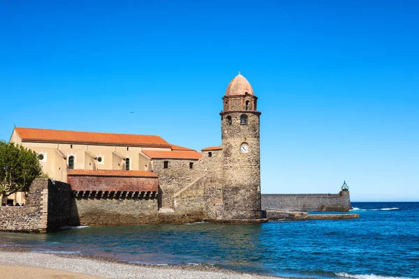 Juni 2017 Collioure Pyrnes Orientales Katalonien Cote Vermeille Languedoc Roussillon — Stockfoto