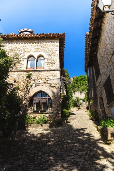 Lane Village Bruniquel Tarn Midi Pyrnes Occitanie France — Stock Photo, Image