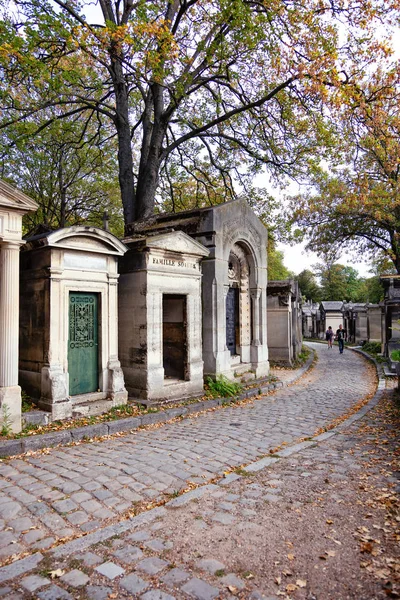 France Paris October 2018 Alley Pre Lachaise Cemetery — Stock Photo, Image