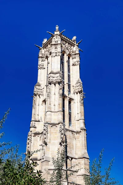 France Paris October 2018 Saint Jacques Tower — Stock Photo, Image