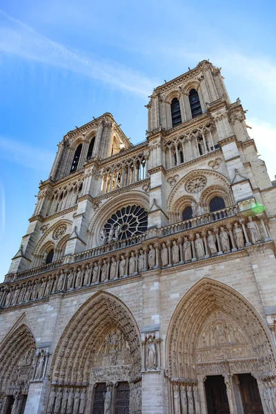 Frankrijk Parijs Oktober 2018 Uitzicht Notre Dame Paris Kathedraal — Stockfoto