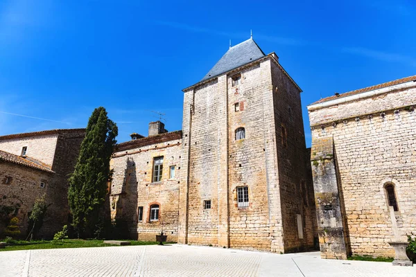 Iglesia Del Pueblo Montricoux Tarn Midi Pyrenees Occitanie Francia — Foto de Stock