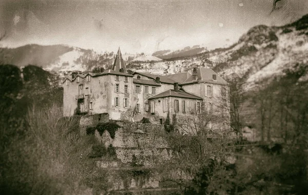 Mansión Abandonada Montaña — Foto de Stock