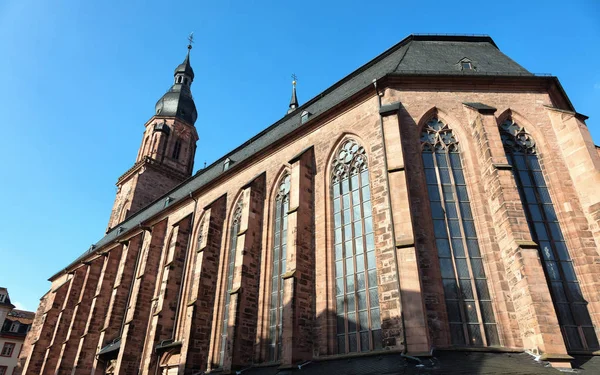 Katedra Heidelbergu Region Metropolitalny Ren Neckar Heidelberg Niemcy — Zdjęcie stockowe